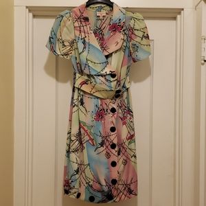 The cutest silk plenty by Tracy Reese circus dress